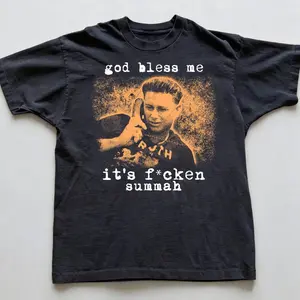 God Bless Me It's FCken Summah T-Shirt, Jersey Shore TV Reality Funny Shirt, Summer Ugly God Bless Me T-Shirt