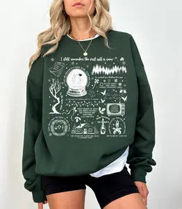 Festive Lyrics Inspired Crewneck, Cozy Winter Season Sweatshirt, Holiday Song Merch Gift, Warm Aesthetic Pullover, Celebration Shirt, Cozy Gift Idea 2025