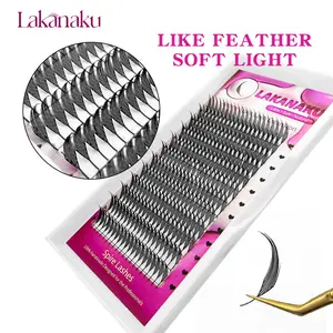 LAKANAKU Spire Lashes Anime style pre-made spike lashes Manga Eyelashes fibers