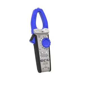 True RMS Digital Auto-Ranging 6000 Counts Clamp Meter, Current to 600 A,   to 1000 V, Resistance and Continuity, with Relative Mode and VFD, Incl. Case and 2 Year Warranty