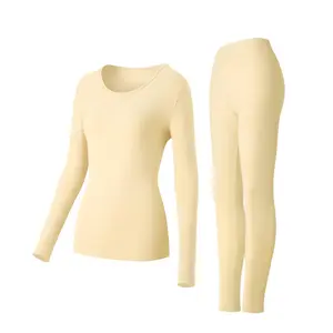 Outdoor sports men and women pure cotton thin long johns baby cotton set antibacterial abraded thermal underwear autumn and winter large size