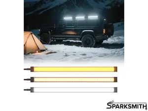 Dimmable 3-Color Automotive Outdoor Camping Light Bar (sold individually)