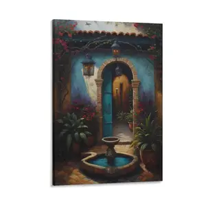 Mexican Poster Mexican Garden Wall Art Decor Print