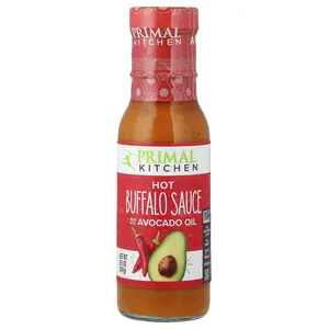 Primal Kitchen Buffalo Sauce, Hot, 8.5 oz (241 g)