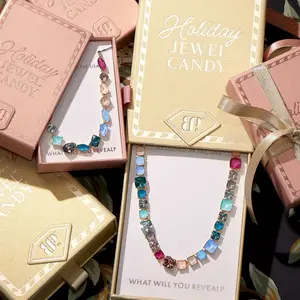BP Holiday Jewel Candy Necklace-Unrevealed with Seal. Elegant Design with Assorted Gemstones for Festive Elegance