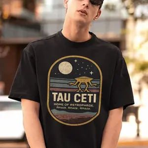 Retro Tau Ceti Home of Astrophage Shirt - Rocky Amaze Tee,Project Hail Mary Tshirt S5D