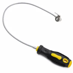 Strong Magnetic Oil Drain Plug Remover Tool, Oil Drain Plug Remover Instrument, Anti Scald Sump Plug Removal Tool, Universal Flexible Oil Plug Removal Tool (14 Inch) Father's Day Gift