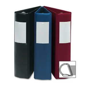 212 MAIN Heavy-Duty Lay-Flat D-Ring Binder, 4 in, with Integrated Label Holder, Blue Binder for Office Stationery & Computer Supplies
