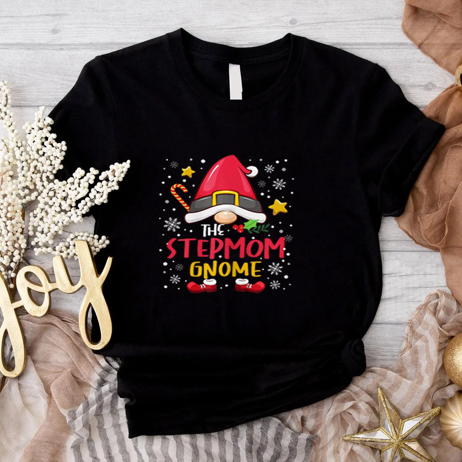 Stepmom Gnome Christmas Santa Claus Xmas Family Pajamas