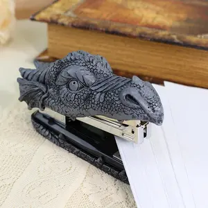 Creative Dragon Design Stapler, 1 Box Cute Dragon Design Stapler, Office Binding Supplies for Home School Dormitory Office