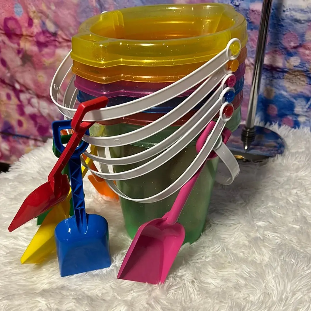 Bucket with Shovels