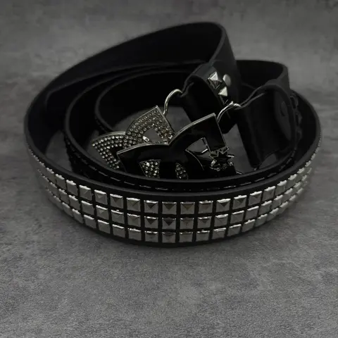 Waist Corset Decorative Belt - High-Quality PU Leather with Rhinestones, Bold Design, Heavy-Duty Metal Engraved Buckle, Stretchy Sturdy Texture, Belts for Dresses, Ideal for Cosplay & Birthday Gift