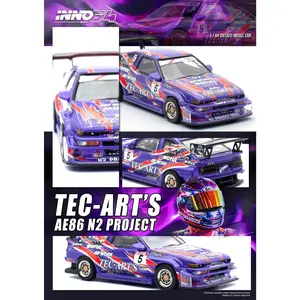 Inno64 1:64 Toyota Sprinter Trueno AE86 N2 Project by Tec-Art's