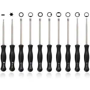 Pack of 10 Carburetor Adjustment Tool, Universal Carb Tool & Screwdriver Set for 2-Cycle Small Engine Maintenance - Fits Chainsaw, Weed Eater, Trimmer, Leaf Blower
