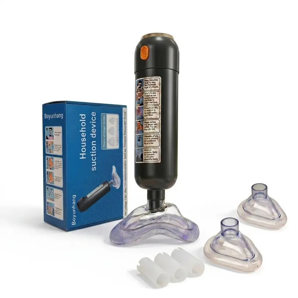 Family Outdoor Emergency Kit, Home Suction Pump, Emergency Tool, Essential Survival Gear, Portable and Compact Design, Ideal for Emergencies