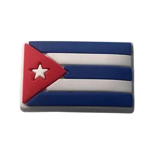 Cuba Flag Shoe Charm