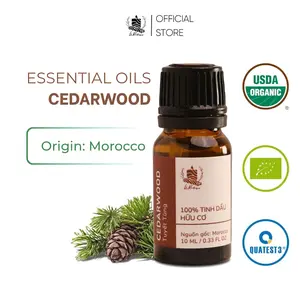 Organic Atlas Cedarwood Essential Oil - 100% Pure Natural - Morocco Origin - Relaxation & Meditation - Le Rustique