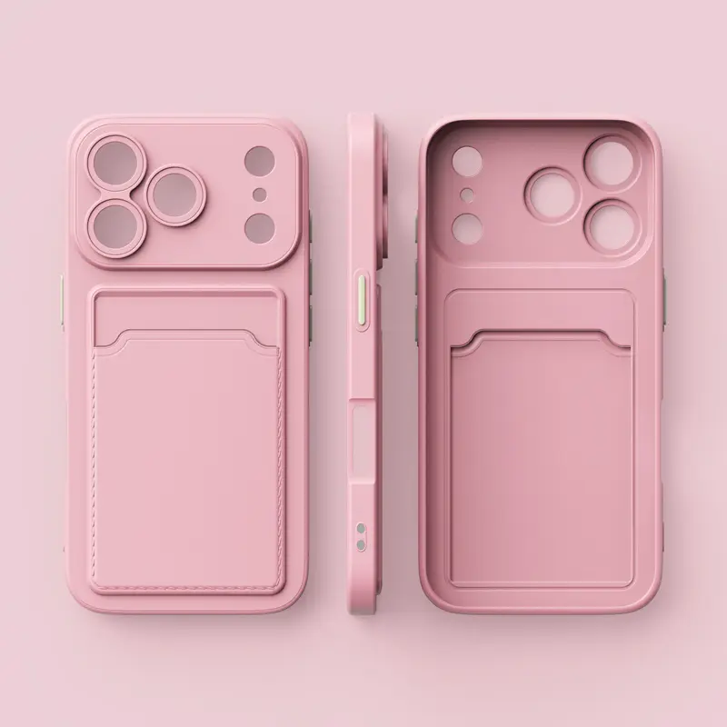 Premium Wallet Phone Case Cover Protective Smartphone Cover with a Color Block Design for Smartphone Iphone 17, 17 Pro, 17 Pro Max, 16 Pro Max, 16 Pro, 16, 15, 14, And 13 12 11 17E 16E Accessories Casing