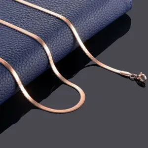 5MM Herringbone Snake Chain • Rose Gold 5MM Herringbone Snake Chain • Rose Gold