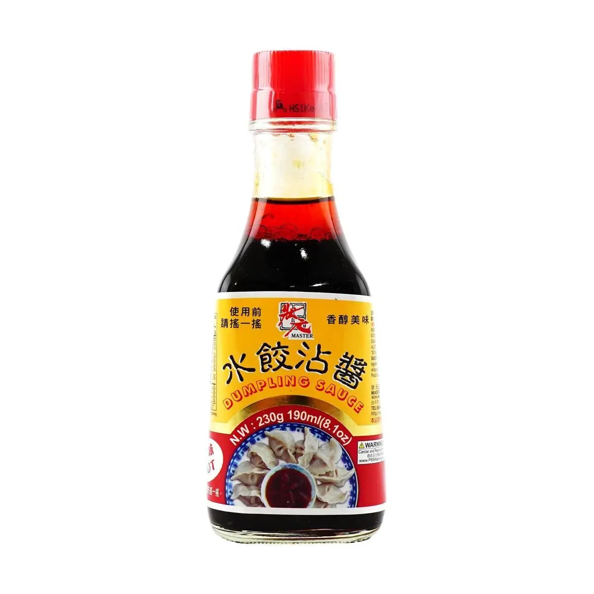 MASTER Taiwanese Soy Sauce for Dumplings - Spicy Dipping Sauce 230g | Perfect for Dumplings & Potstickers MASTER Taiwanese Soy Sauce for Dumplings - Spicy Dipping Sauce 230g | Perfect for Dumplings & Potstickers
