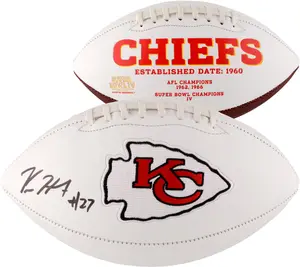 Kareem Hunt Kansas City Chiefs Autographed White Panel Football - Fanatics Authentic Certified