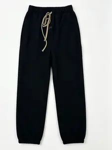 2024 Fleece Black Sweatpants - Athletic Casual Lounge Pants Warm & Comfortable for Casual Wear & Street Style Unisex Style