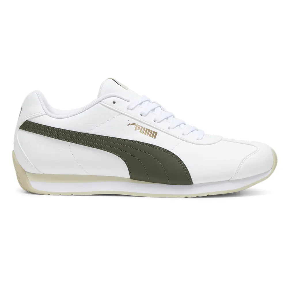 PUMA Mens Turin Iii Lace Up Sneakers Shoes Casual - White