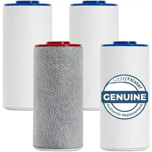 Duo Shower Filter Replacement Cartridges Full Set + Extra Filters - NSF Certified Shower Filter, Removes Chlorine, , & Particulates, Clinically Tested For Healthier  & Hair (1)