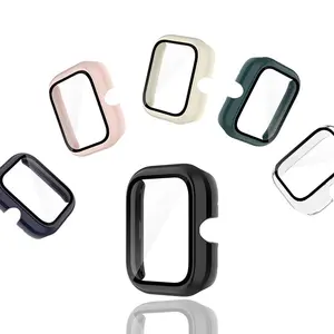 Smart Watch Screen Protector Case, 2 Counts Ultra-Thin PC Hardness Full Coverage Protective Case, Wearable Accessories Compatible with Vivo Watch GT, Protection