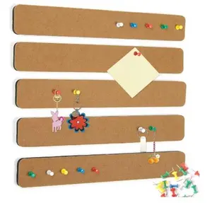 Felt Pin Board Bar Strips Bulletin Board for Bedrooms Offices Home Wall Decoration,with 35 Push Pins for Paste Notes, Photos, Schedules