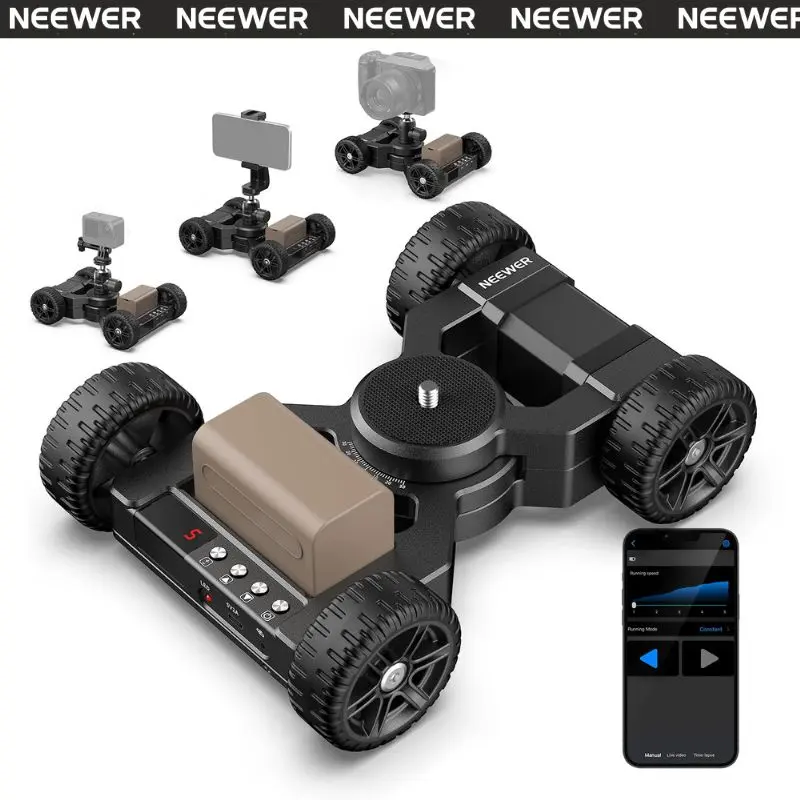 【DealsForYouDays】NEEWER DL400 Upgraded Motorized Camera Slider Dolly with App Control