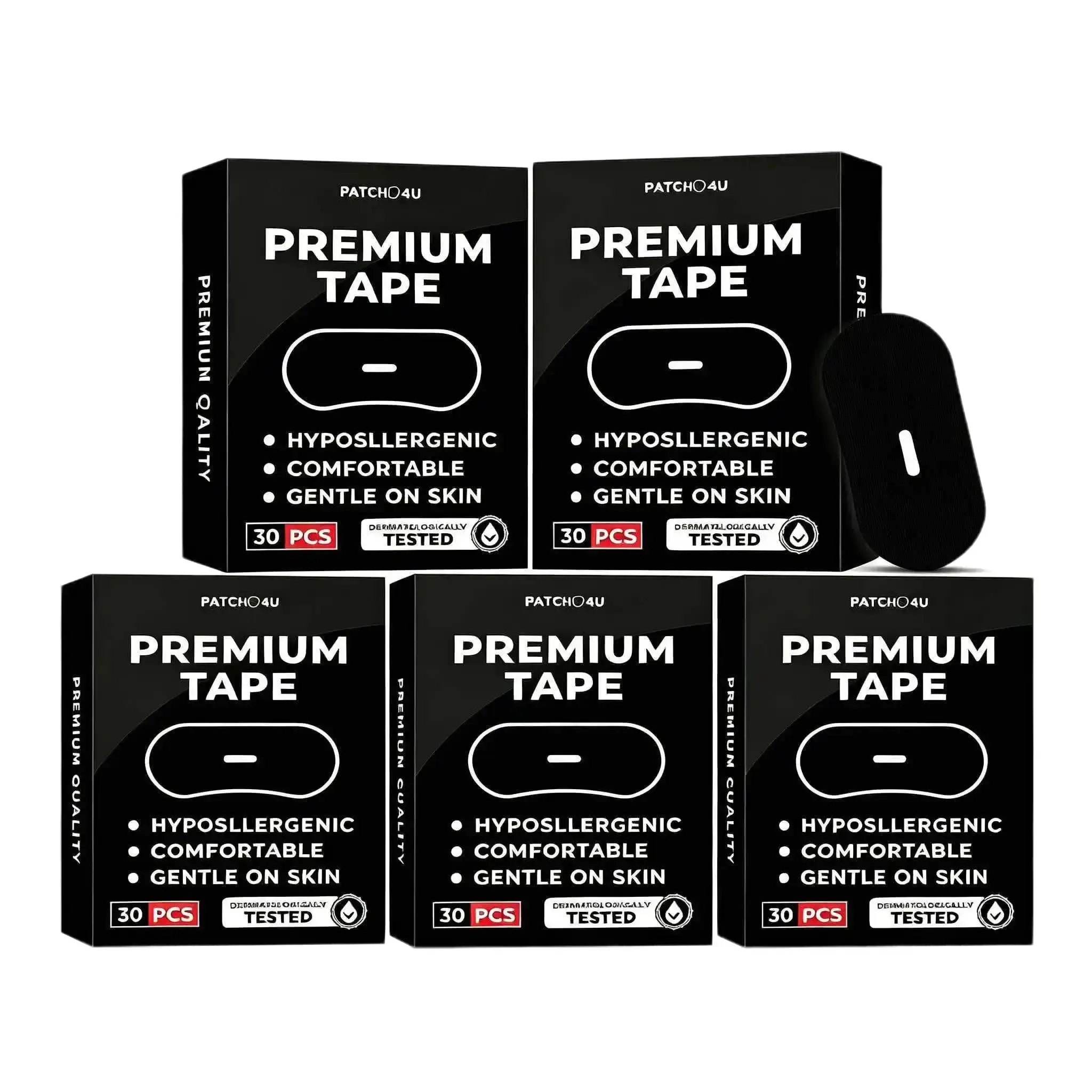 Anti Snoring Mouth Tape - 30/60Pcs Medical Grade Sleep Strips for Snoring Relief & Gentle Breathing, Portable for Home & Travel Use