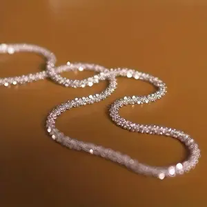 1pc Sparkling Men's and Women's Minimalist Chain Sky Star Necklace (18-30 Inches) initial  necklace