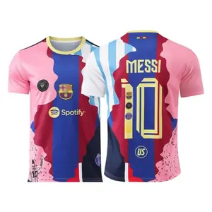 25/26 Messi No 10 Retro Soccer Jersey Commemorative Edition Lightweight Shirt
