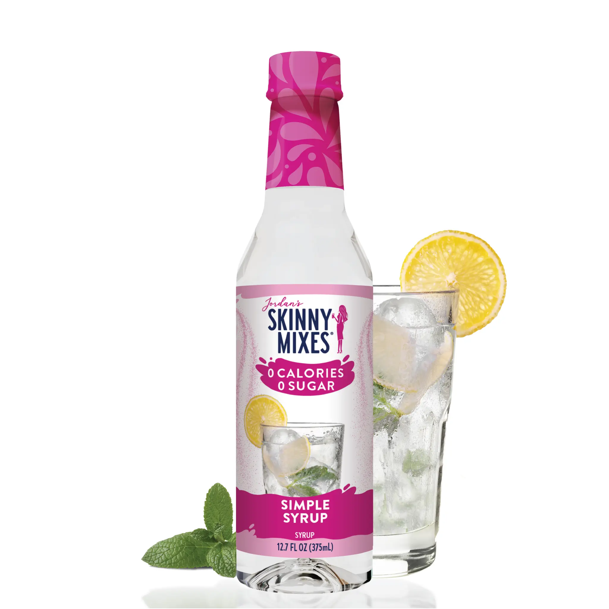 Skinny Mixes Sugar Free Simple Syrup 375ml - Sugar Free Syrup for Drinks, 0 Calories, Sweet Beverage Option Skinny Mixes Sugar Free Simple Syrup 375ml - Sugar Free Syrup for Drinks, 0 Calories, Sweet Beverage Option