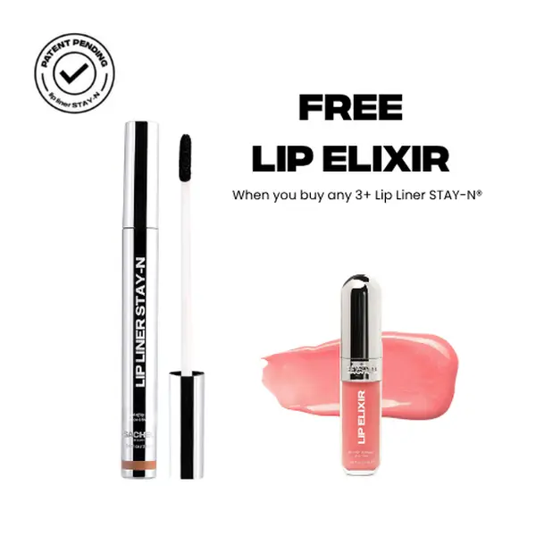 sacheu Lip Liner STAY-N - Peel-Off Lip Liner Stain - All Day & Night Lipliner with Hyaluronic Acid & Vitamin E - Long Lasting Formula - 0.12 fl oz / 3.5 ml