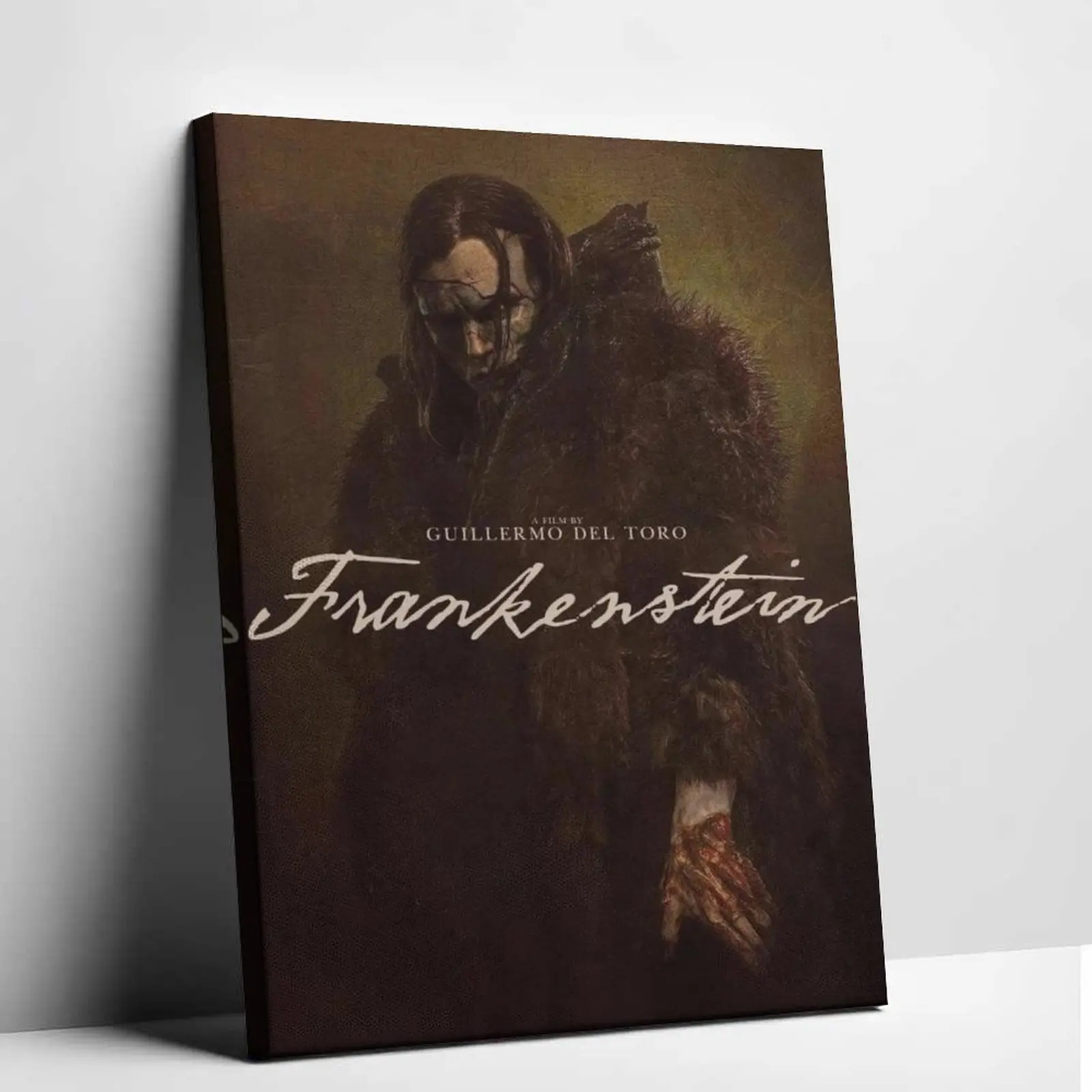 Frankenstein 2025 Guillermo Del Toro Movie Reprint Poster Home Decor High-Quality Art Print for Wall Art 24x  36  poster posters  room  decor art home decor picture wooden frame wall art