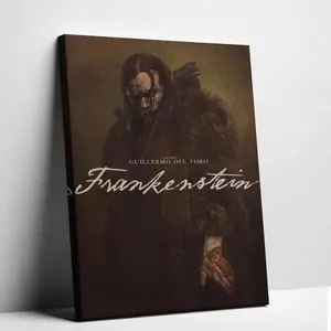 Frankenstein 2025 Guillermo Del Toro Movie Reprint Poster Home Decor High-Quality Art Print for Wall Art 24x  36  poster posters  room  decor art home decor picture wooden frame wall art