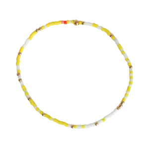 yellow & white spirit stick, gold