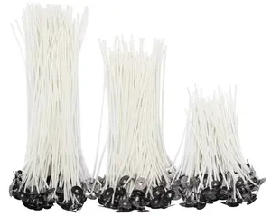 300 Pcs Candle Wicks for Candle Making Cotton Wicks Candle Making Supplies Kit Candle Making Wicks Low Smoke Natural Cotton Candle Wicks DIY