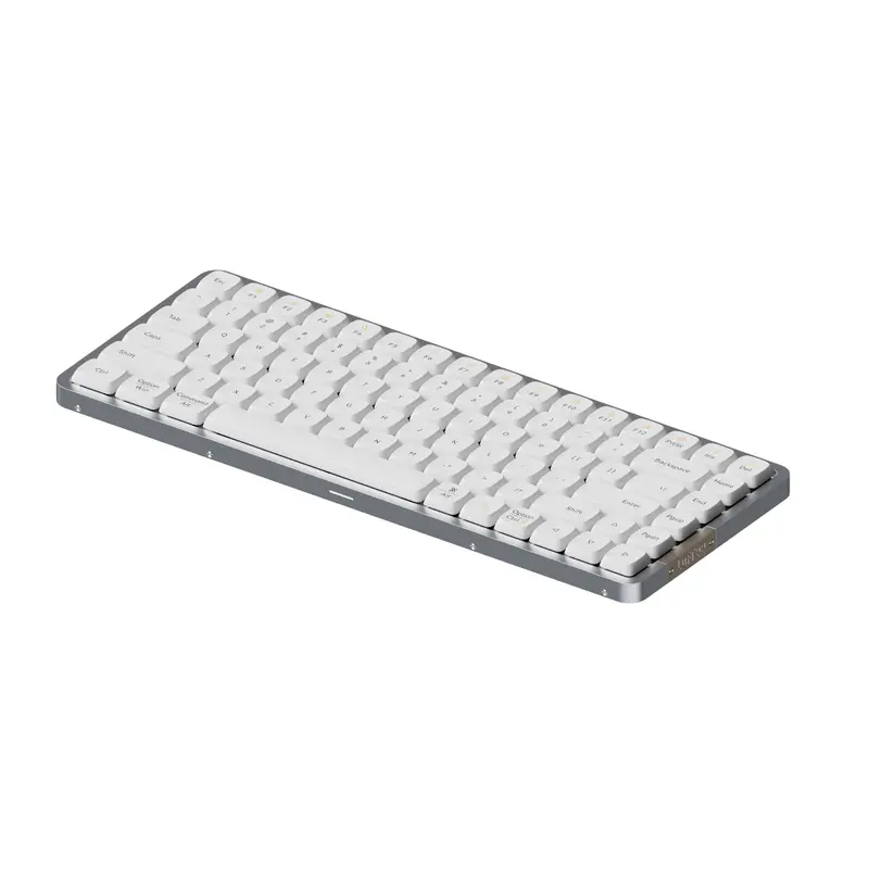 Lofree Flow84 84-Key Low-Profile Mechanical Keyboard - Wireless, Mechanical Feel Keyboard, Alloy-Aluminum Frame, Hot-Swappable, RGB Lighting, Built to Last, Multi-Platform Compatible
