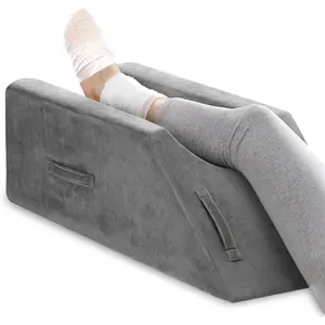 Elevation Pillow for /  , Memory   Pillow with  Washable Cover, Small Grey