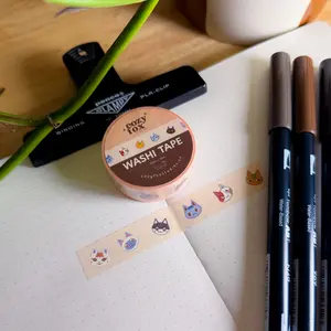 Island Kitties  - ACNH Inspired Washi Tape for Journaling