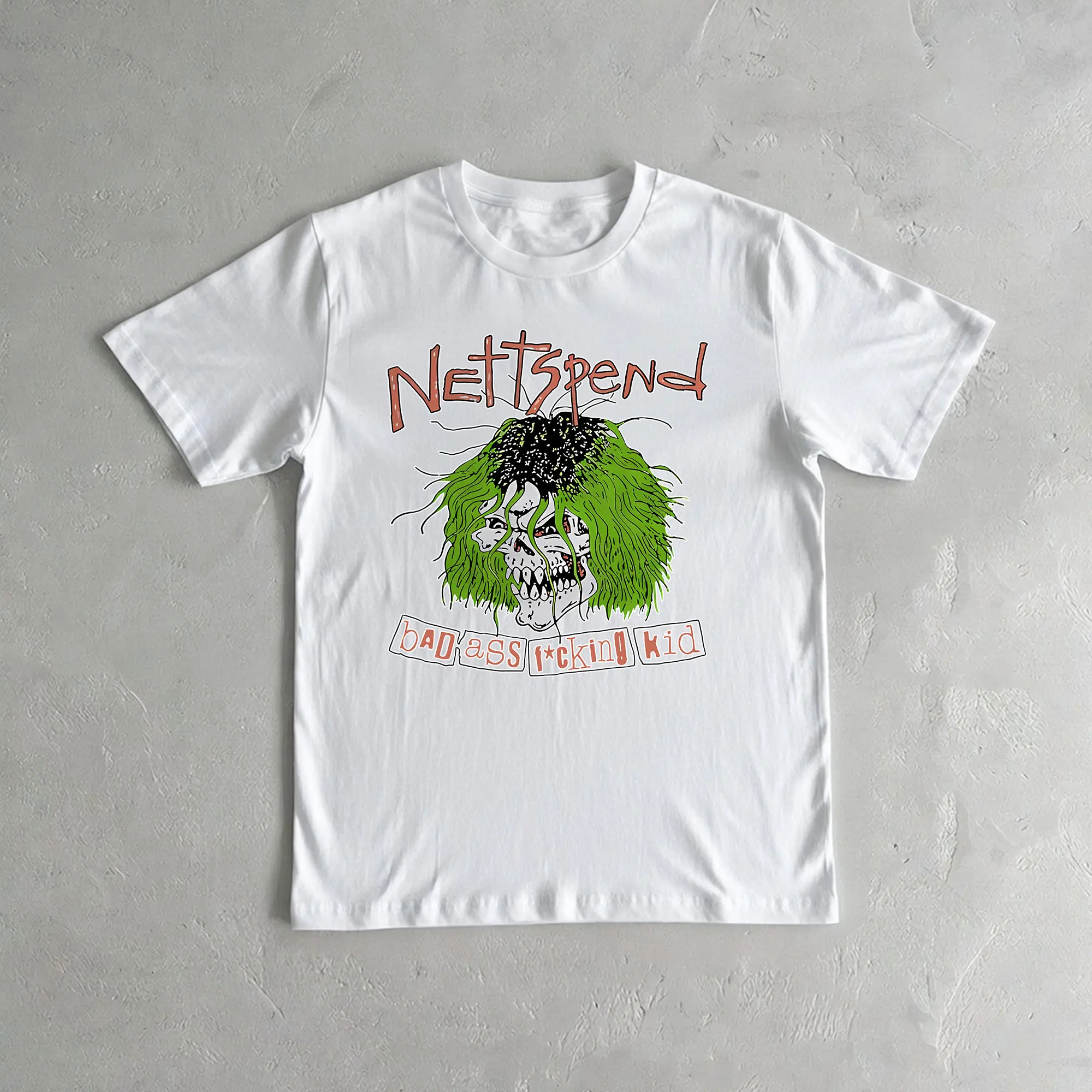 Nettspend BAFK Heavy Cotton Tee Shirt - Nettspend Streetwear BAFK