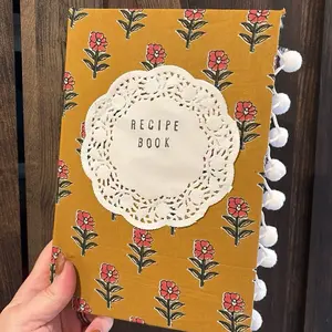 Decorated Cook Book Fill in Recipes