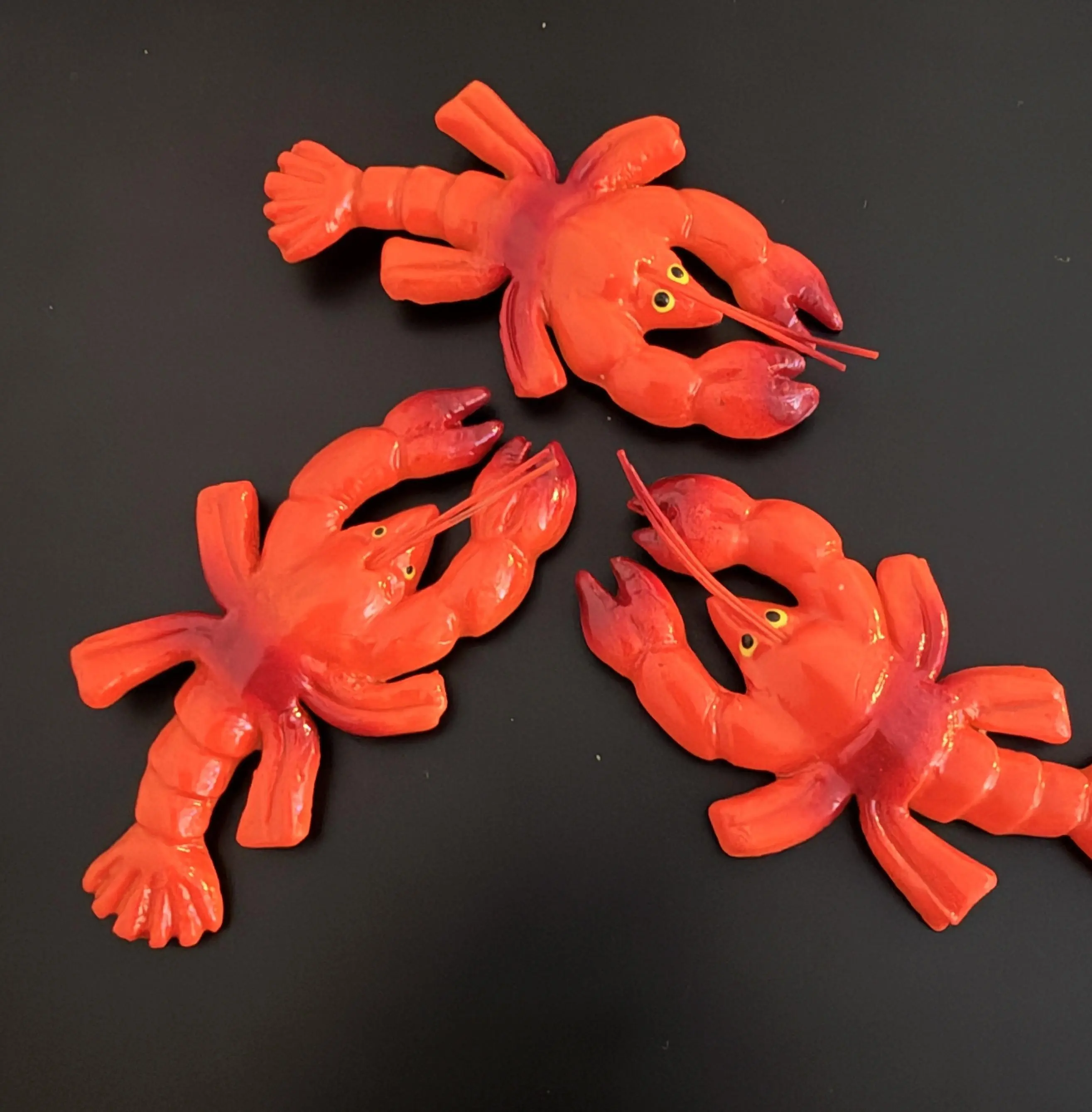 3D Realistic Crawfish Refrigerator Magnet - Cajun Seafood Themed Home Decor, Kitchen Decor for Seafood Lovers