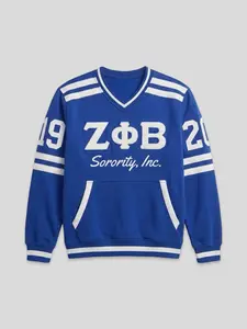 Zeta Phi Beta Vintage 90's Style Royal Blue Sweatshirt