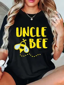 100% Cotton Uncle Bee Family Matching Beekeeping Beekeeper Men T-Shirt