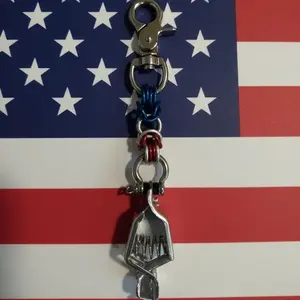 BCWG-TORQUE Weave Glove Holder with Premium Clips American Flag Colors Patriotic Design