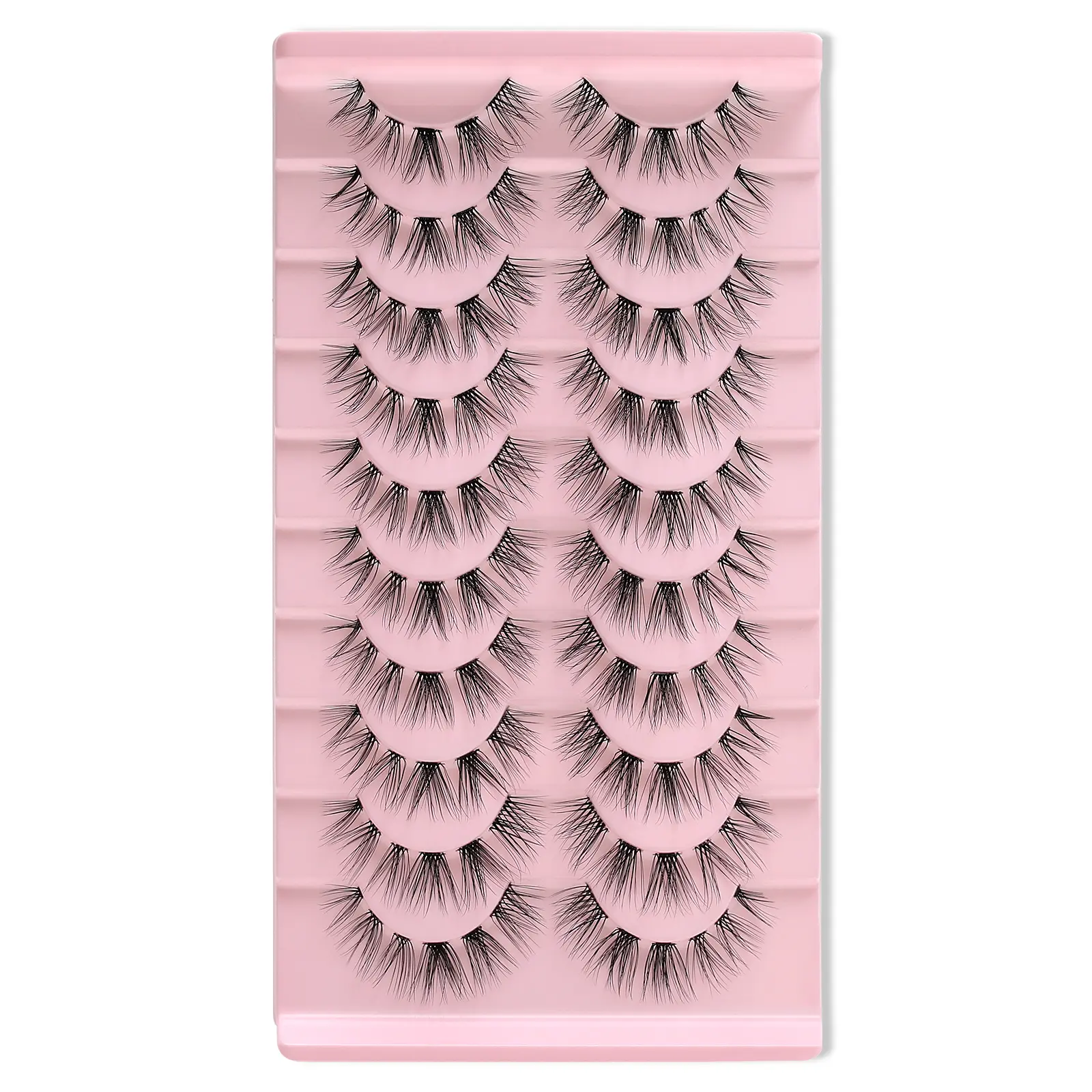 VICUTU DIY Eyelash Extension Individual Lash 100 Clusters Volume Lashes Set, 3D Effect False Eyelashes Extension Natural Look